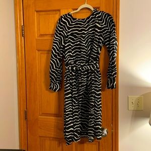 Black and white dress